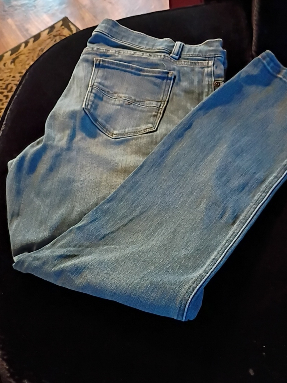 New York & Company Light Blue Skinny Jeans